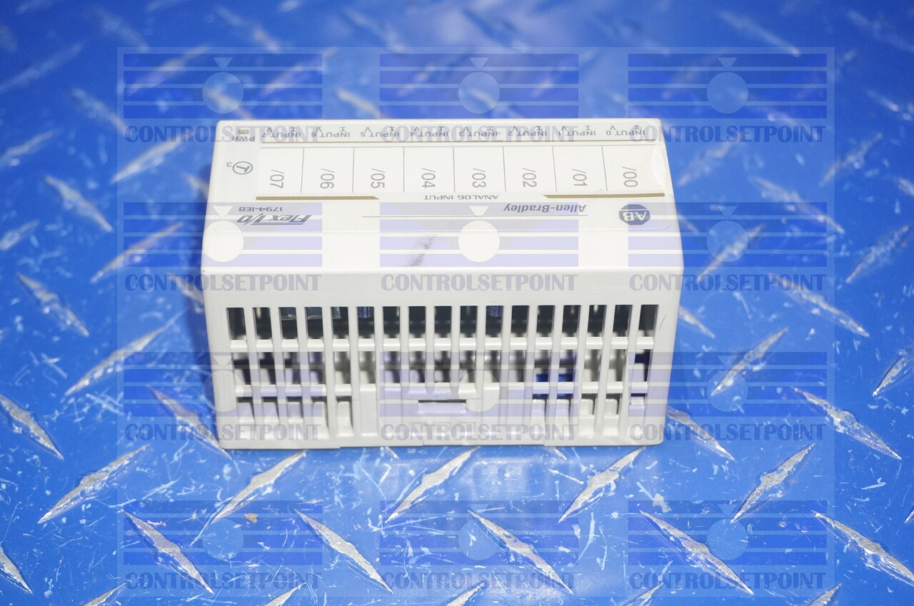 ALLEN BRADLEY 1794-IE8 SER B FLEX 8 POINT ANALOG INPUT MODULE 1794IE8