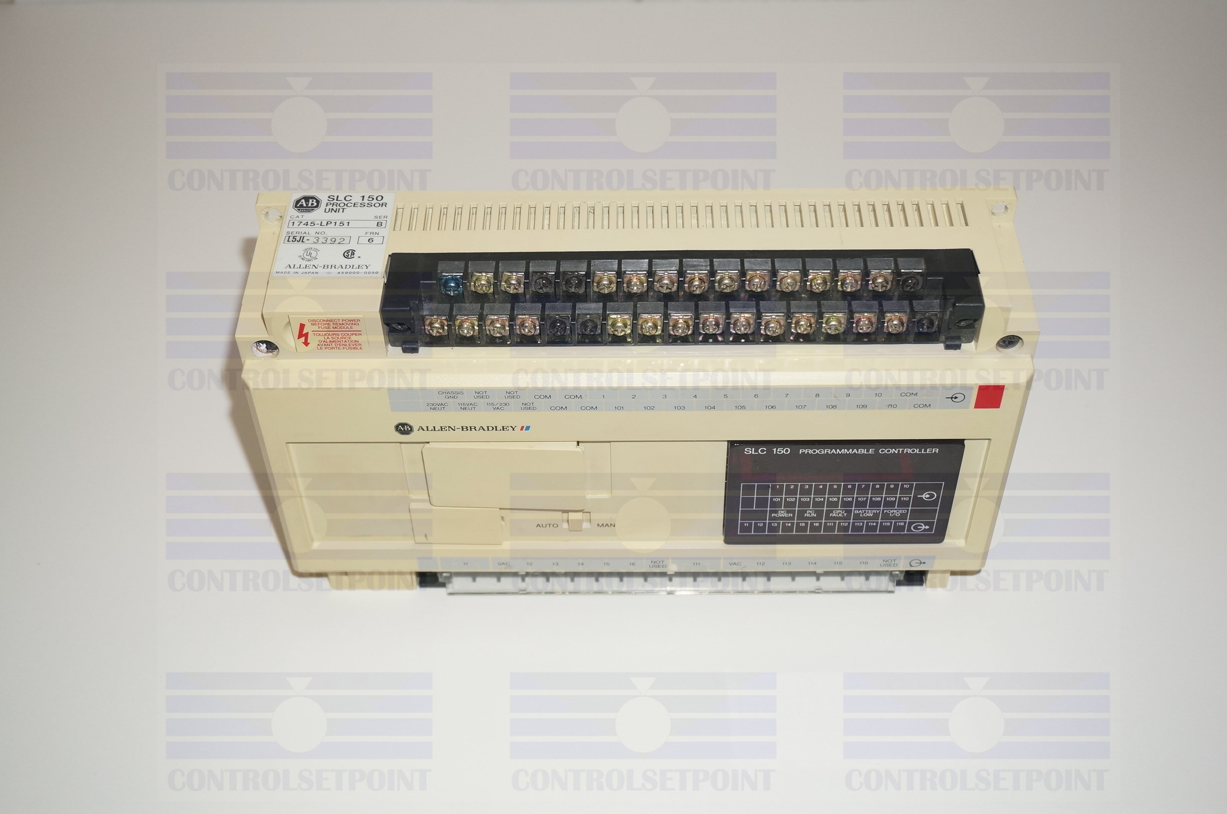 ALLEN BRADLEY SLC 150 PROCESSOR UNIT 1745-LP151
