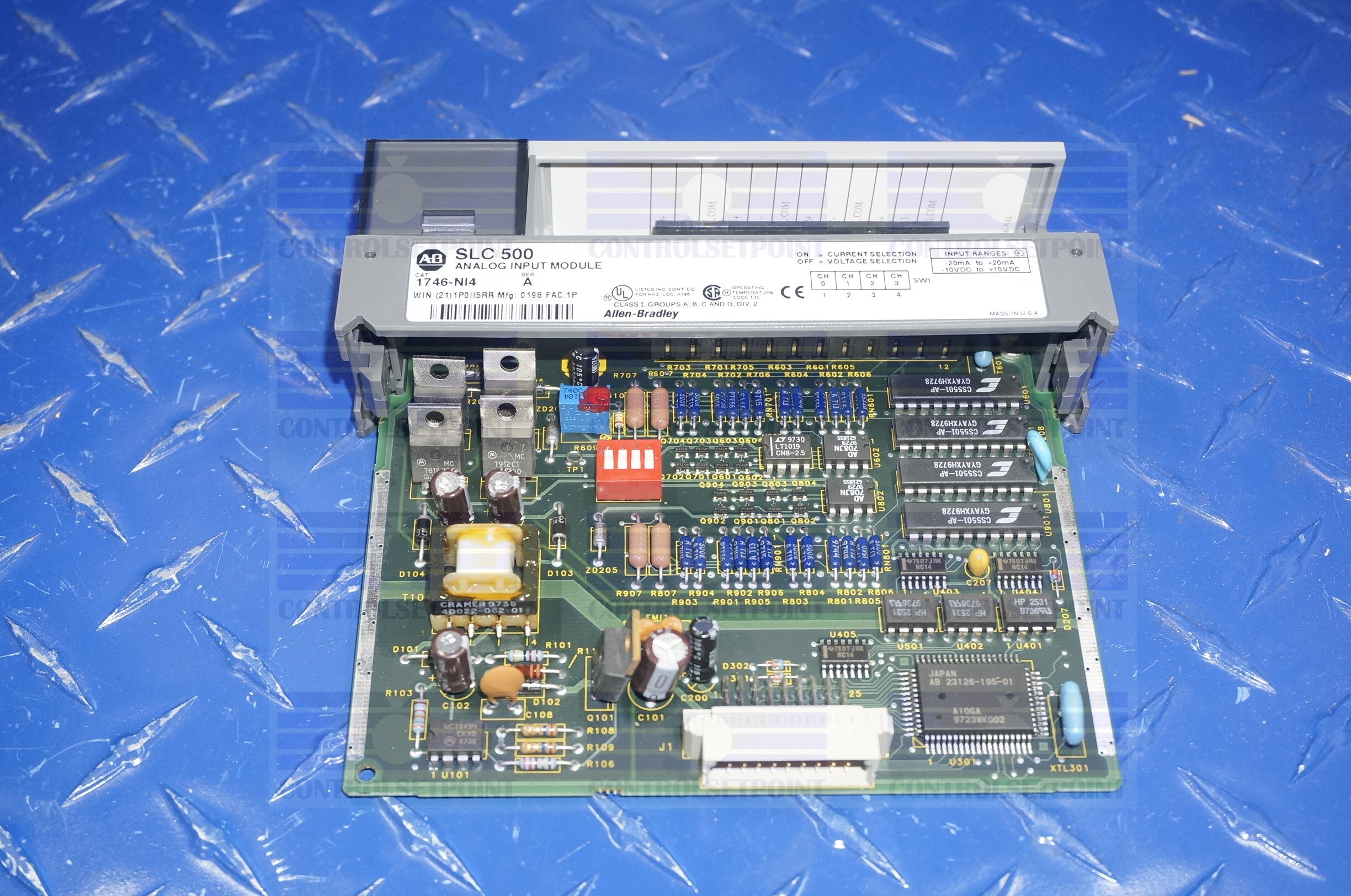 ALLEN BRADLEY SLC500 1746-NI4 INPUT MODULE