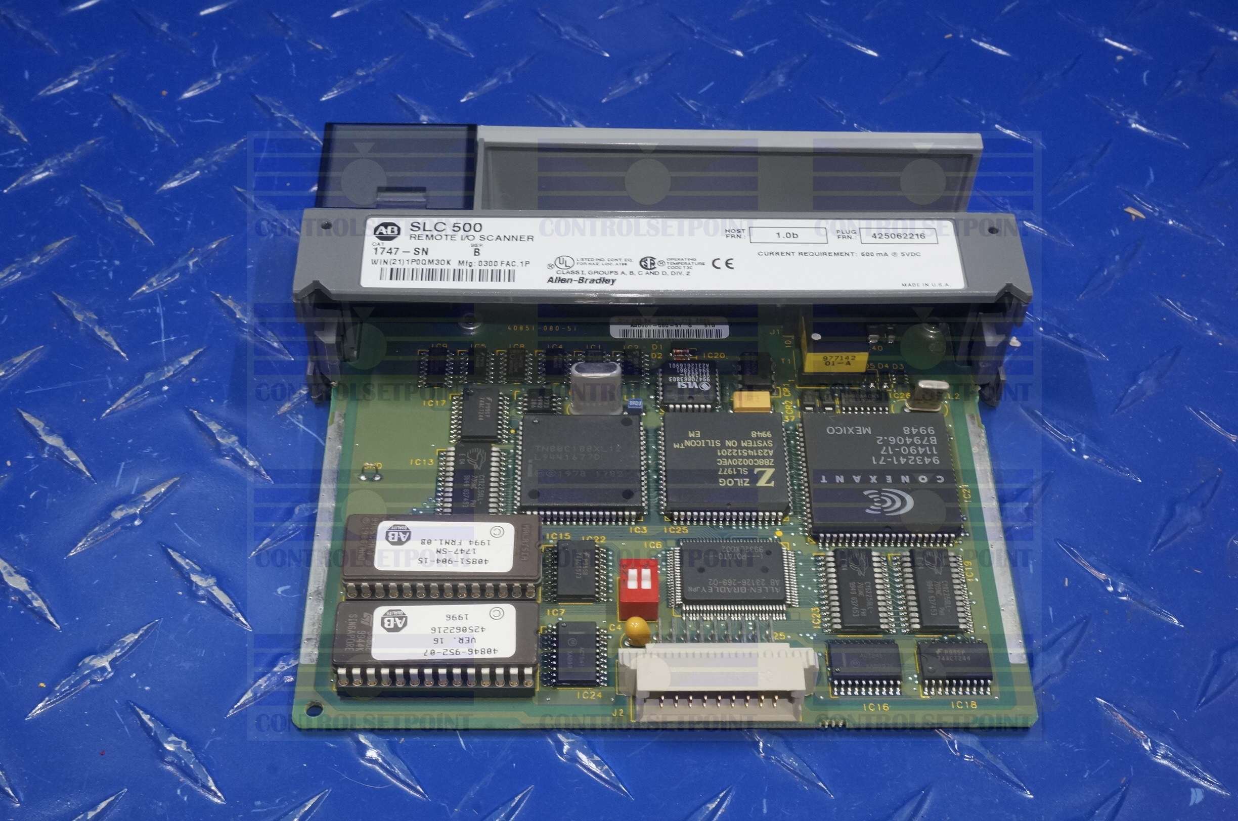 ALLEN BRADLEY SLC 500 PROCESSOR REMOTE I/O SCANNER 1747-SN