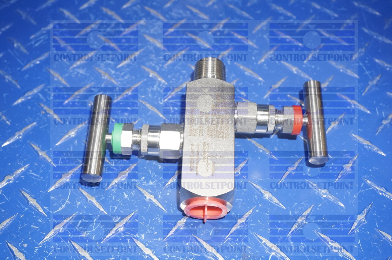 EMERSON MANIFOLD C30610-1126-0400 C306101126-0400 NEW 2 VALVE MANIFOLD 
