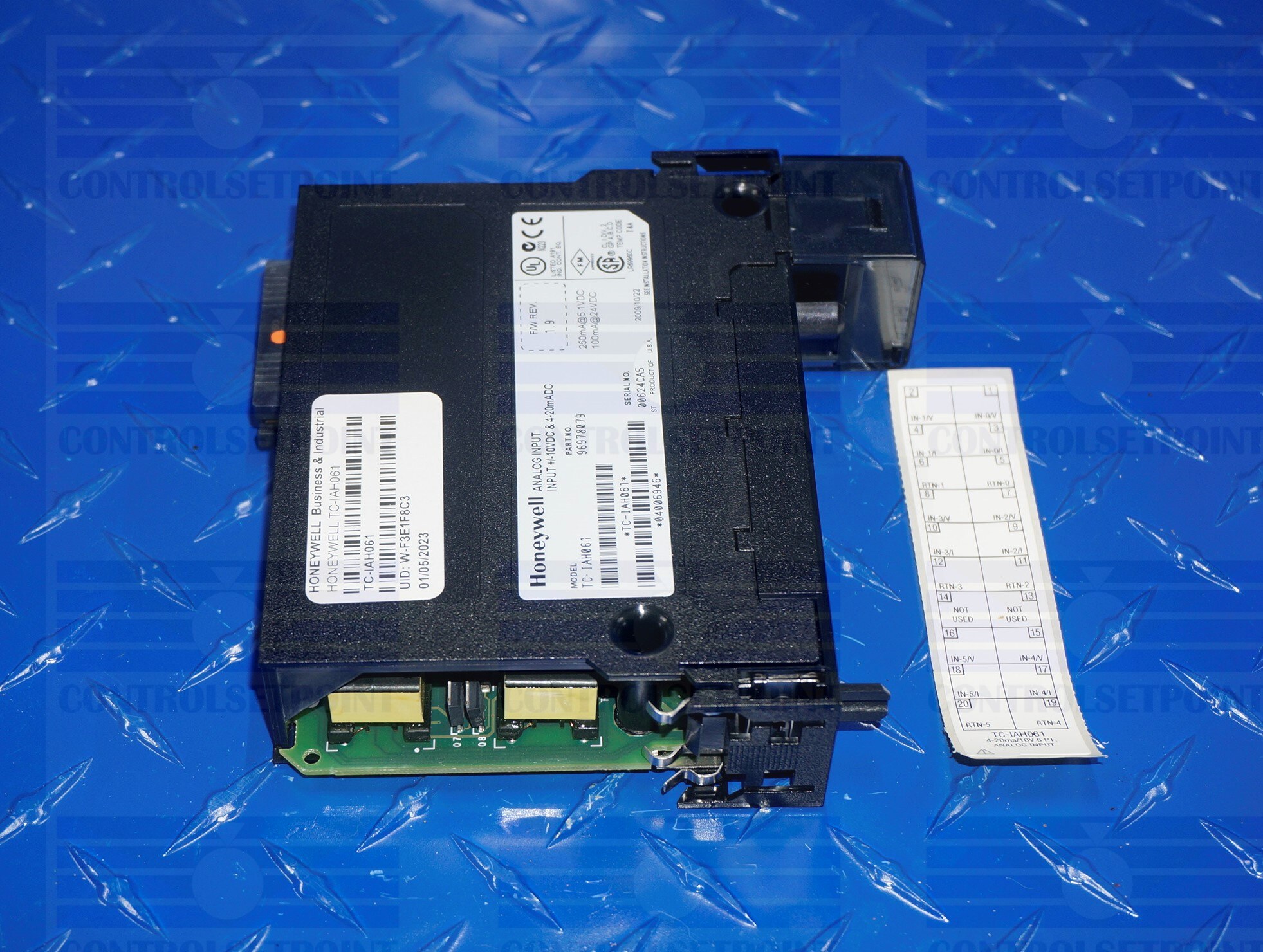 HONEYWELL EXPERION TC-IAH061 AI 10V AND 4 -20 MA 6 POINT PN 96978079 A01