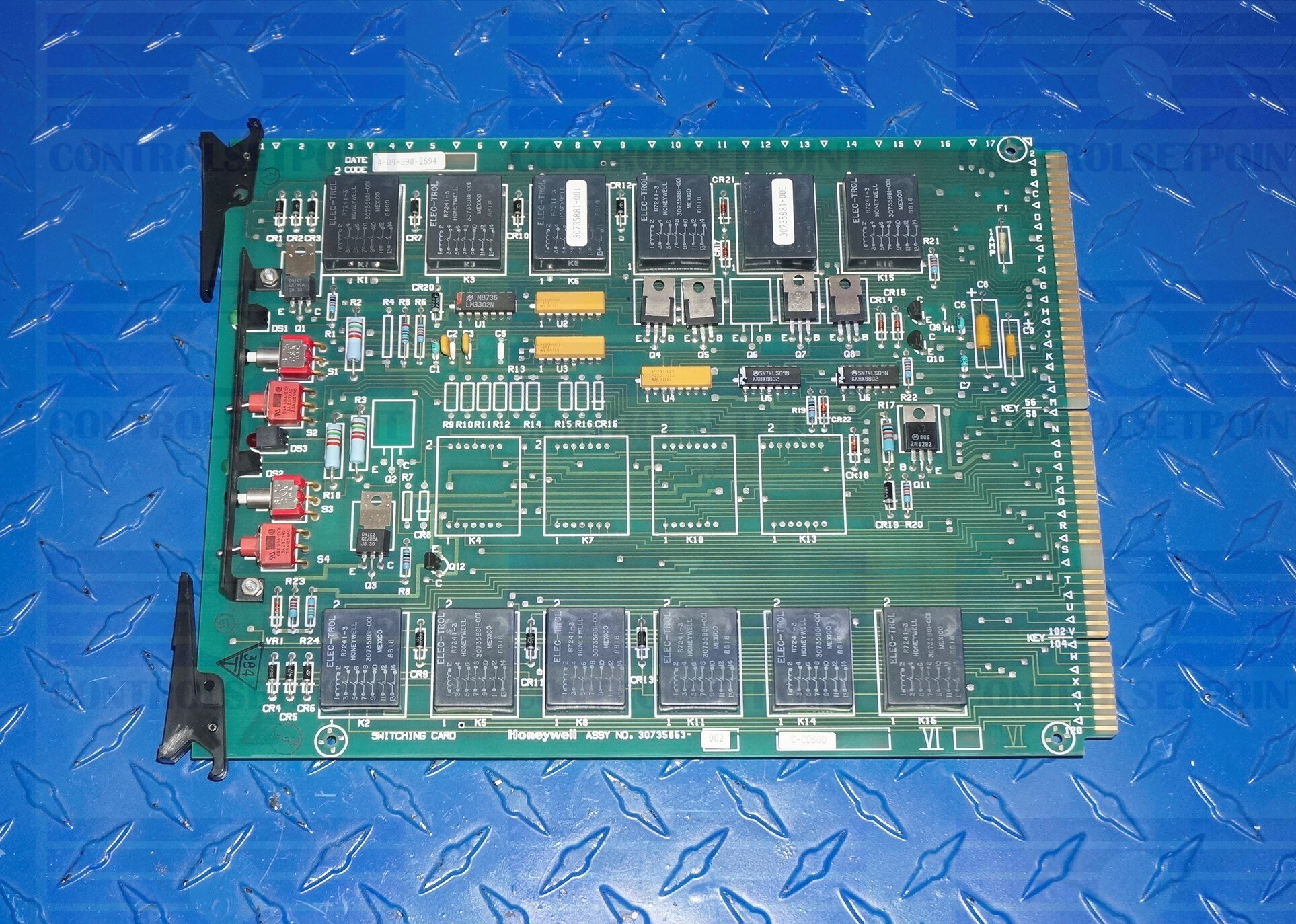 HONEYWELL TDC3000 30735863-002 SWITCHING CARD 30735863002