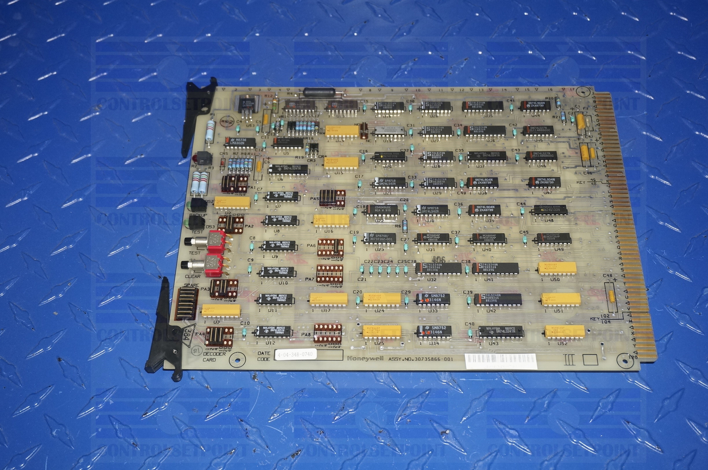 HONEYWELL TDC3000 30735866-001 DECODER CARD 30735866001
