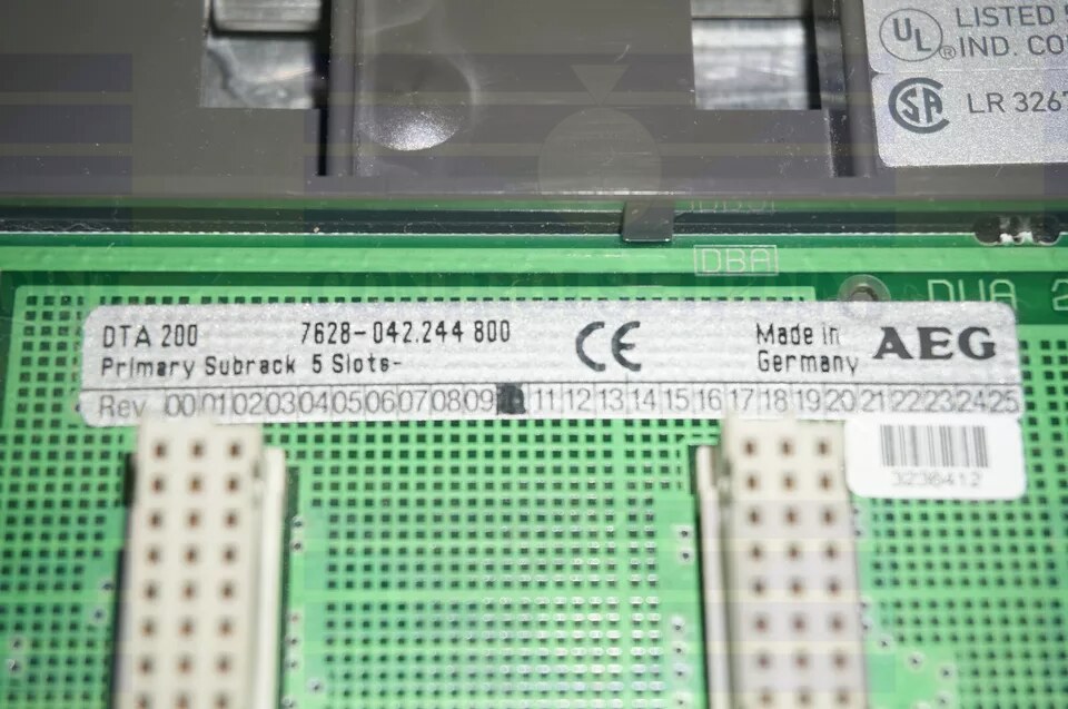 MODICON DTA 200 7628-042.244800 PRIMARY SUBRACK 5 SLOTS 7628 042 244 800