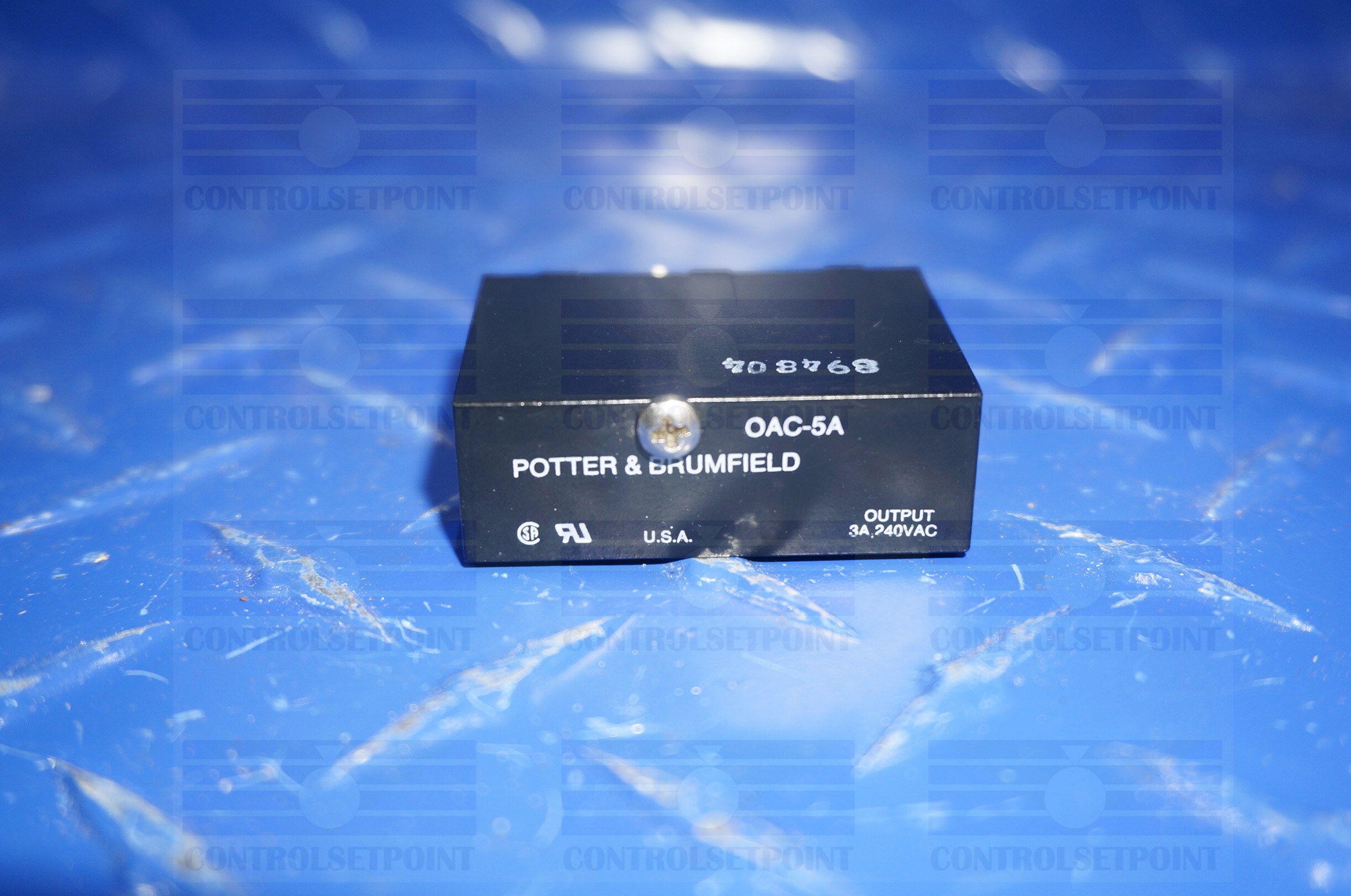POTTER & BRUMFIELD OPTO OAC-5A OAC5A I/O MODULE OUTPUT RELAY 3 AMP 240AC