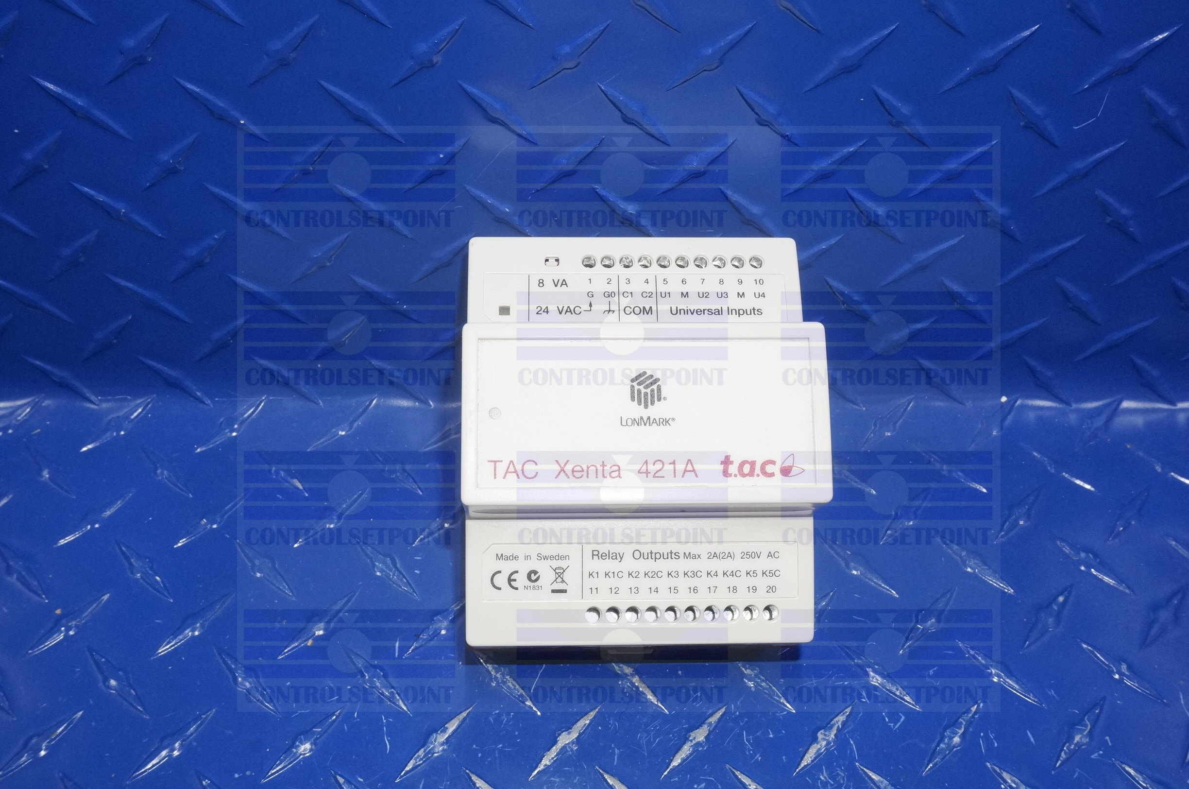 SCHNEIDER TAC XENTA 421A INPUTS & RELAY OUTPUT MODULE 0-073-0245-0 LONMARK V1.14