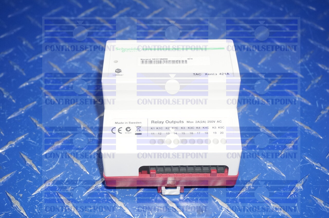 SCHNEIDER TAC XENTA 421A INPUTS & RELAY OUTPUT MODULE 0-073-0245-0 LONMARK V1.16