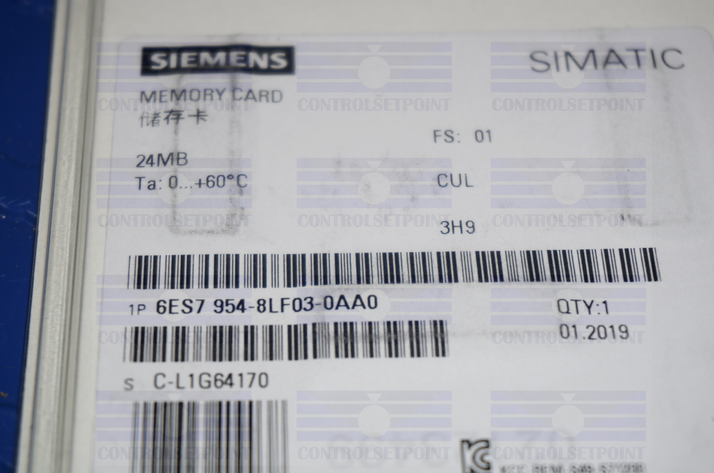 SIEMENS SIMATIC 6ES7954-8LF03-0AA0 MEMORY CARD