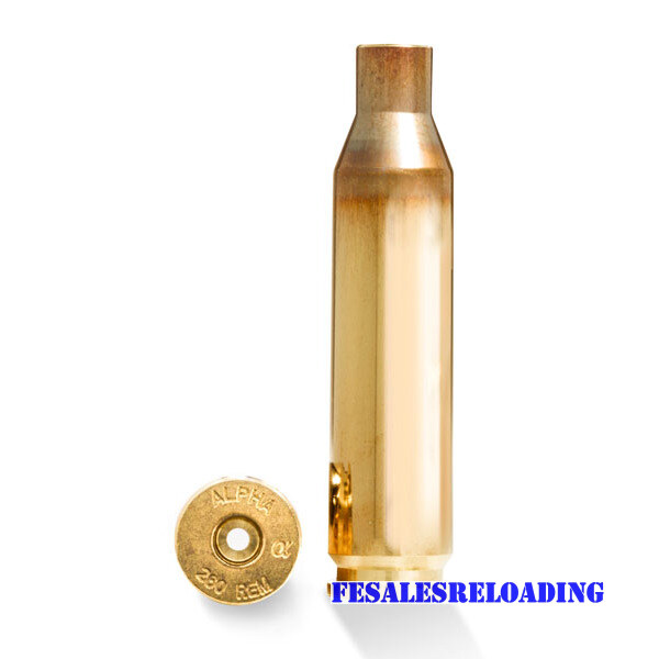 Alpha Brass 260 Remington Srp Unprimed 100/Bx
