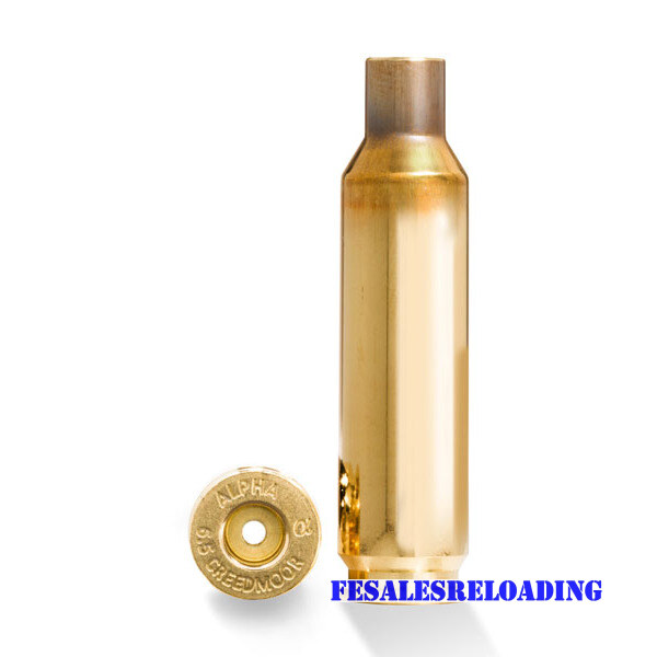 Alpha Brass 6.5 Creedmoor Unprimed Lrp 100/Bx