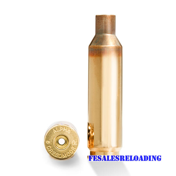 Alpha Brass 6mm Creedmoor Unprimed Srp 100/Bx