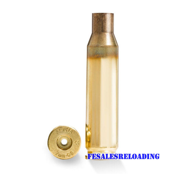 Alpha Brass 7mm-08 Remington Unprimed Lrp 100/Bx