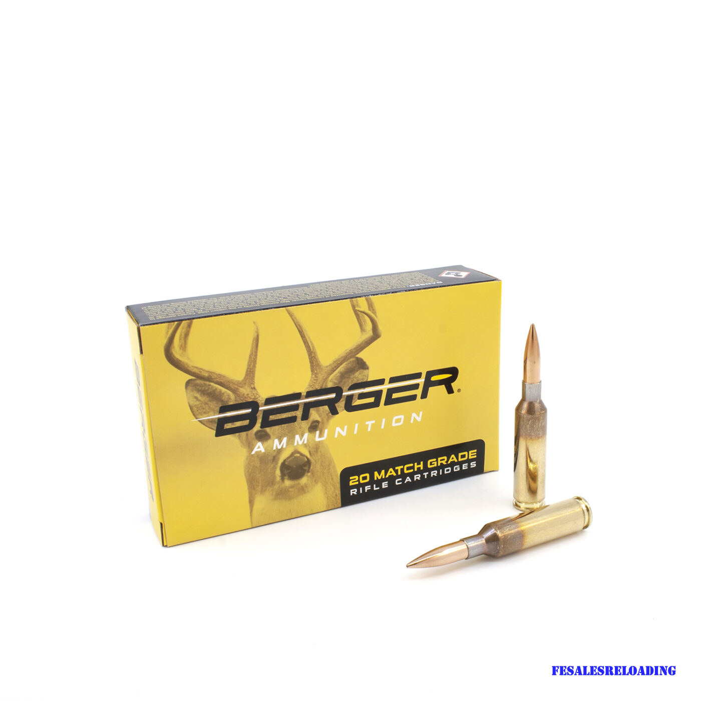 Berger 20010 Match Ammo 6mm Creedmoor 95 Gr Classic Hunter Box 20