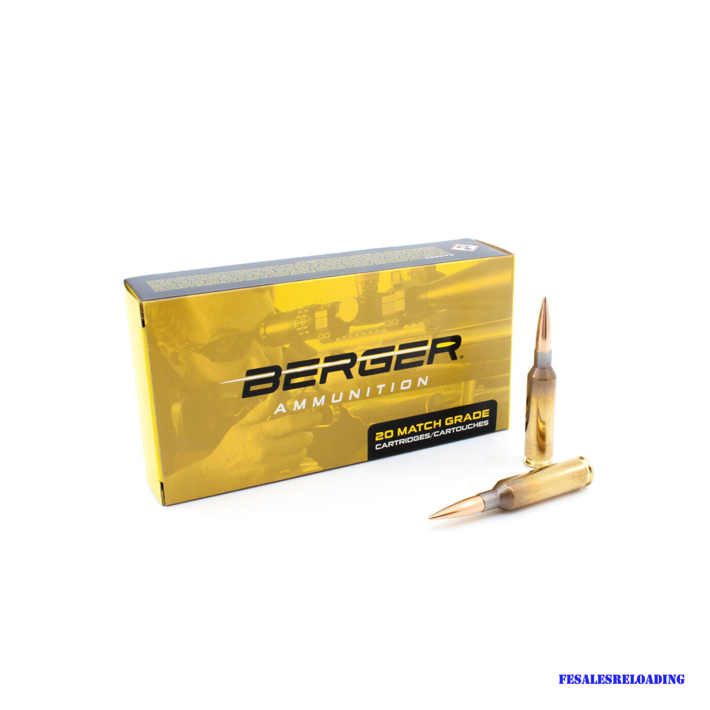Berger 20030 Match Ammo 6mm Creedmoor 109 Grain Hybrid Target Box Of 20