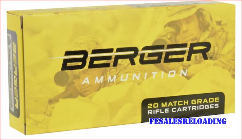 Berger 62020 Match Grade Ammo 300 Norma Magnum 215 Gr Hybrid Targ Box Of 20