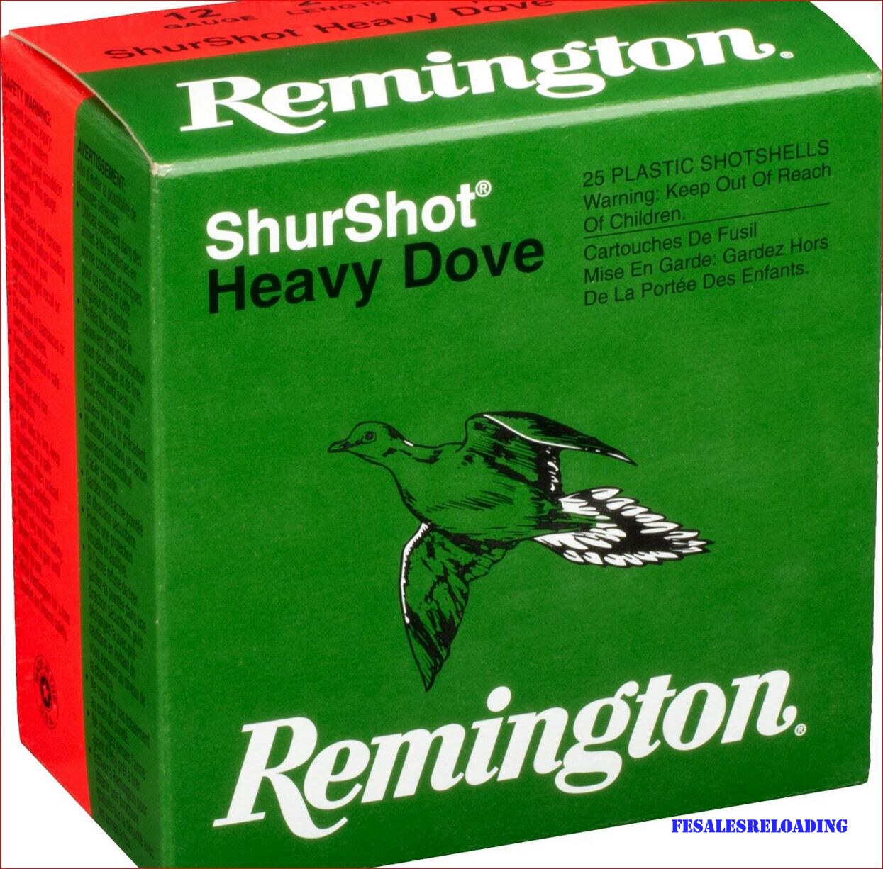 Remington Shurshot Heavy Dove Ammo 12 Gauge 2-3/4