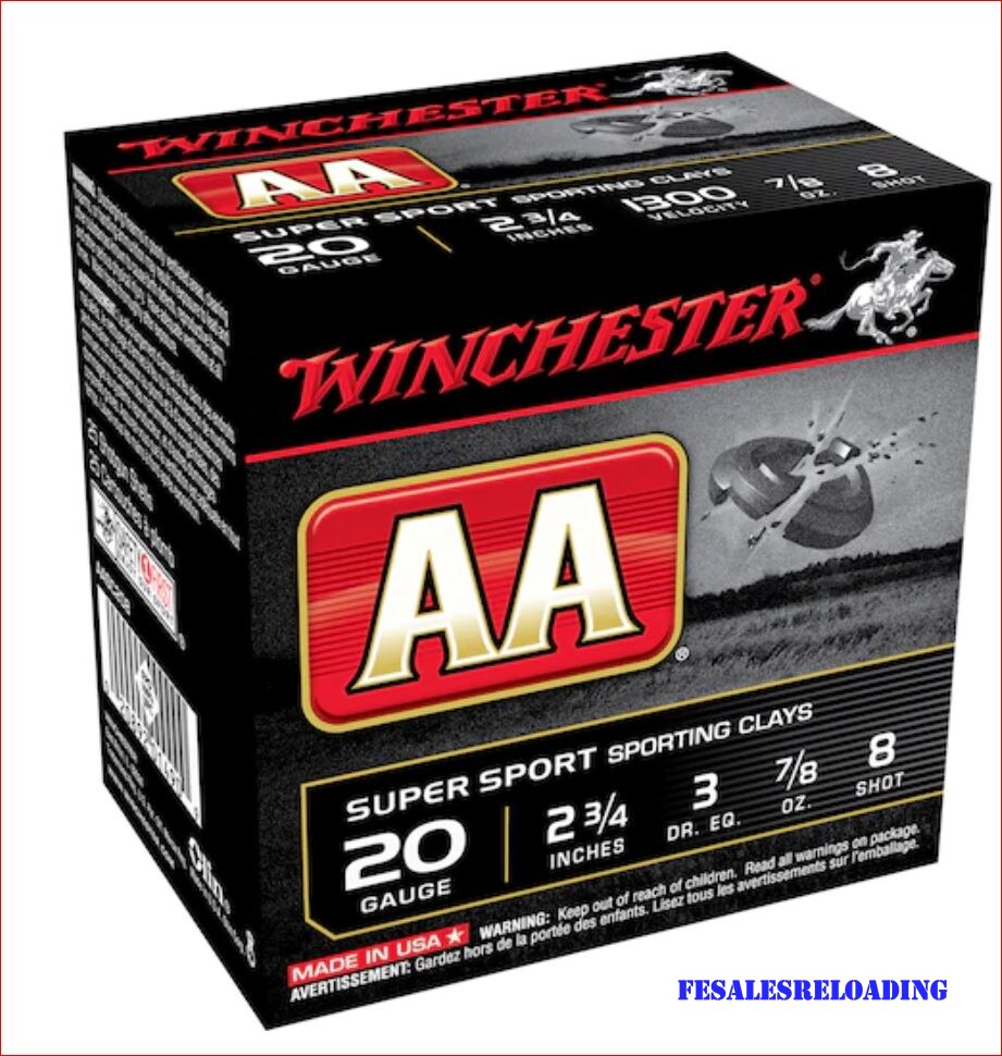 Winchester AA Target Ammo 20 Gauge 2-3/4