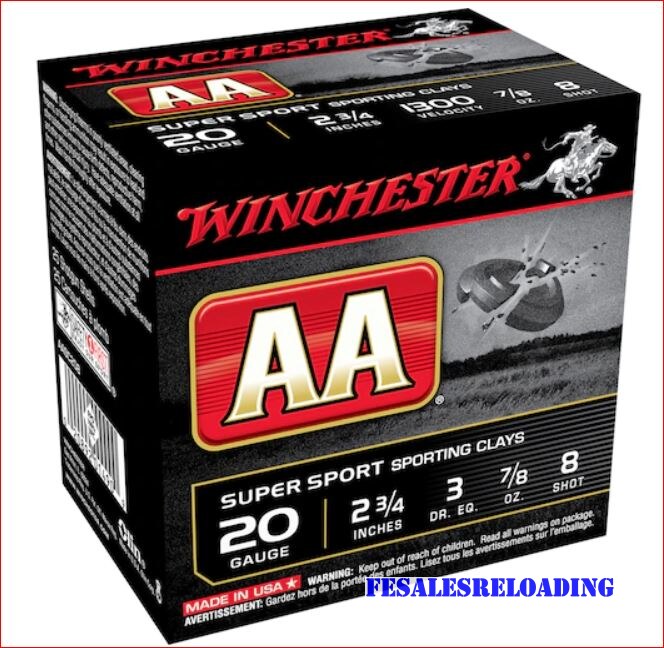 Winchester AA Super Sport Sporting Clays 20 Ga 2-3/4