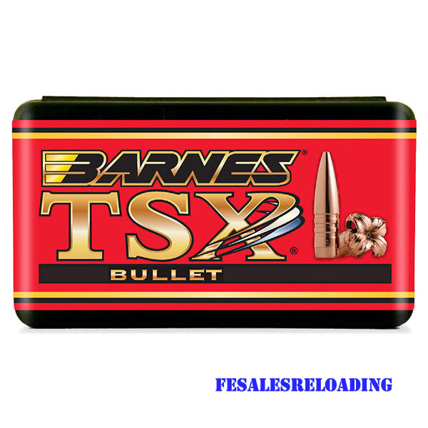 Barnes 35 (.358) 180Gr TSX Bullet Flat-Base 50/Bx
