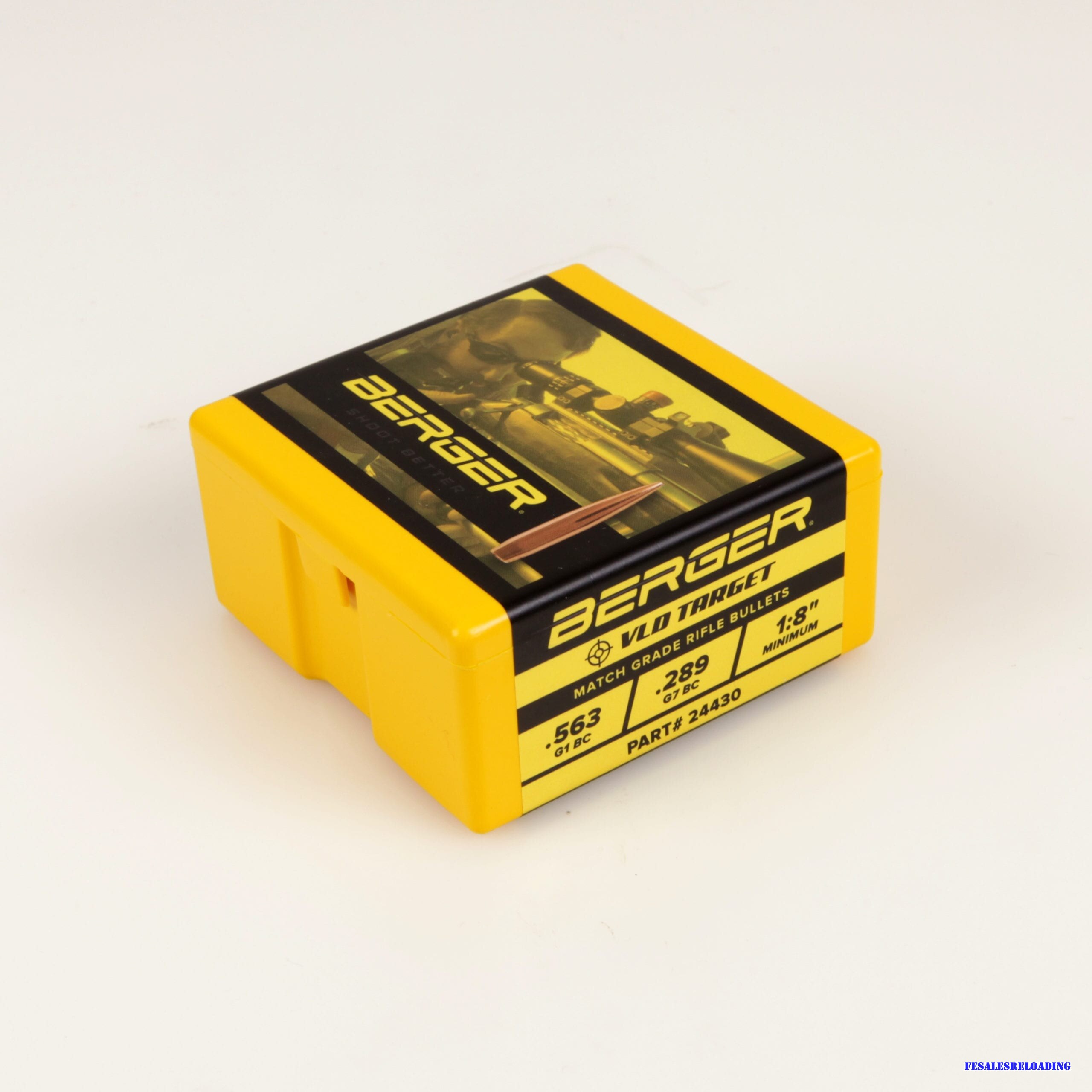 Berger 24430 Bullets 243 Cal .243 6mm Dia 115 Gr Vld HPBT 100 Ct