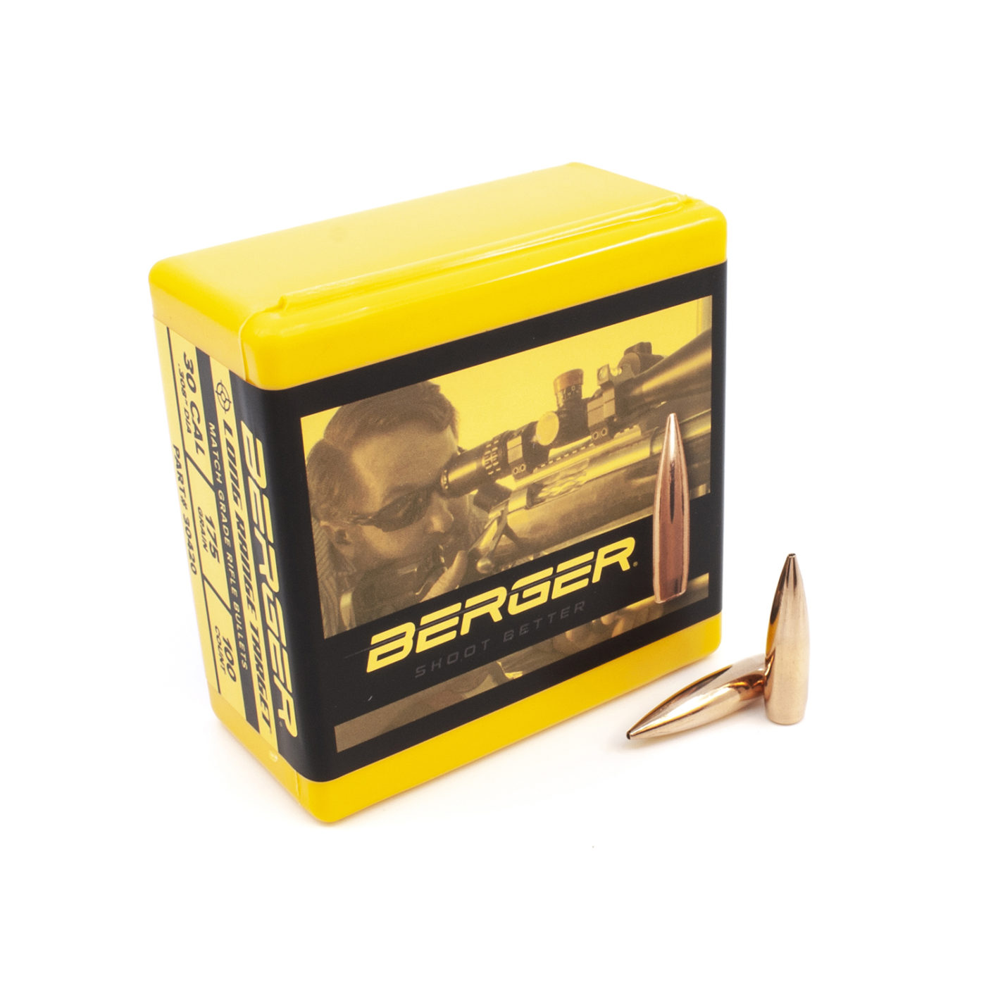 Berger 30420 Bullets 30 Cal .308 Dia 175 Gr Target HPBT 100 Ct