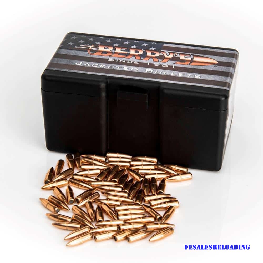 Berry 22C (.224) 62G FMJ-BT Bullet W/Can Bulk 5000/Cs