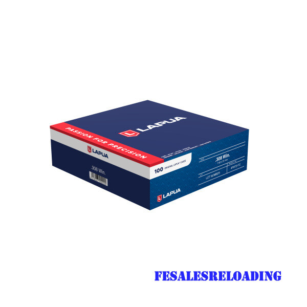 Lapua Brass 308 Winchester Unprimed 100/Box