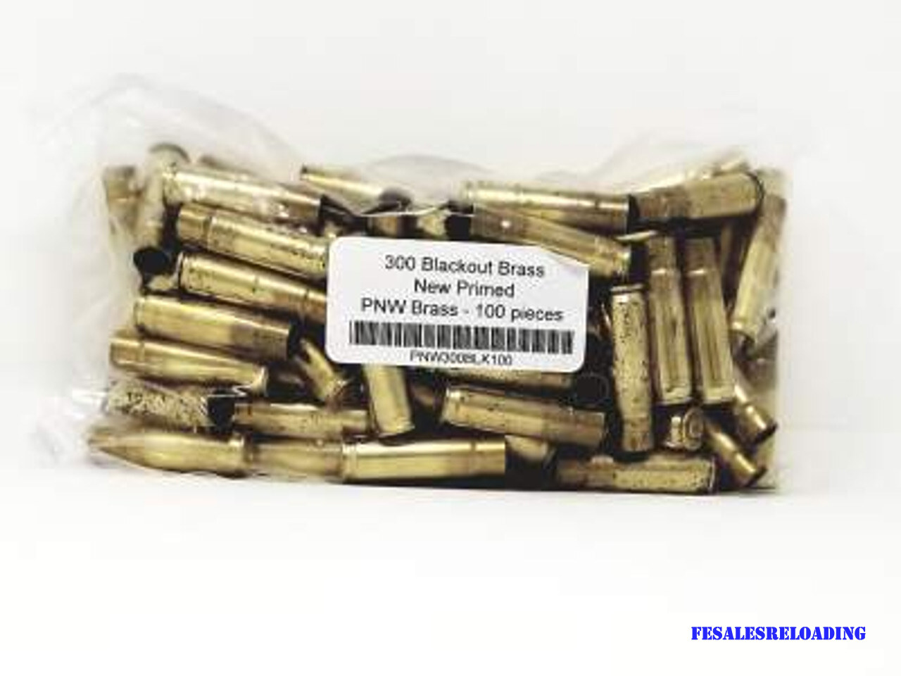 Used Brass 300 Blackout Ready To Load 100/Bag