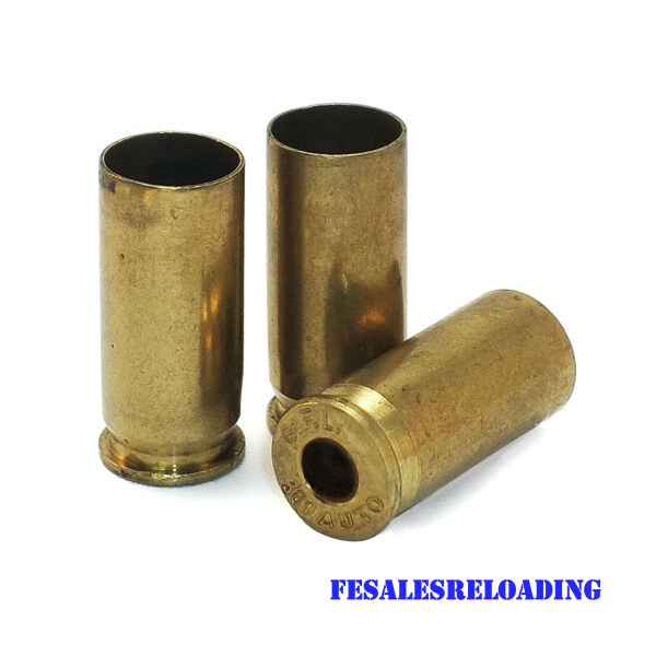 Used Brass 380 ACP Semi- Processed Per 100