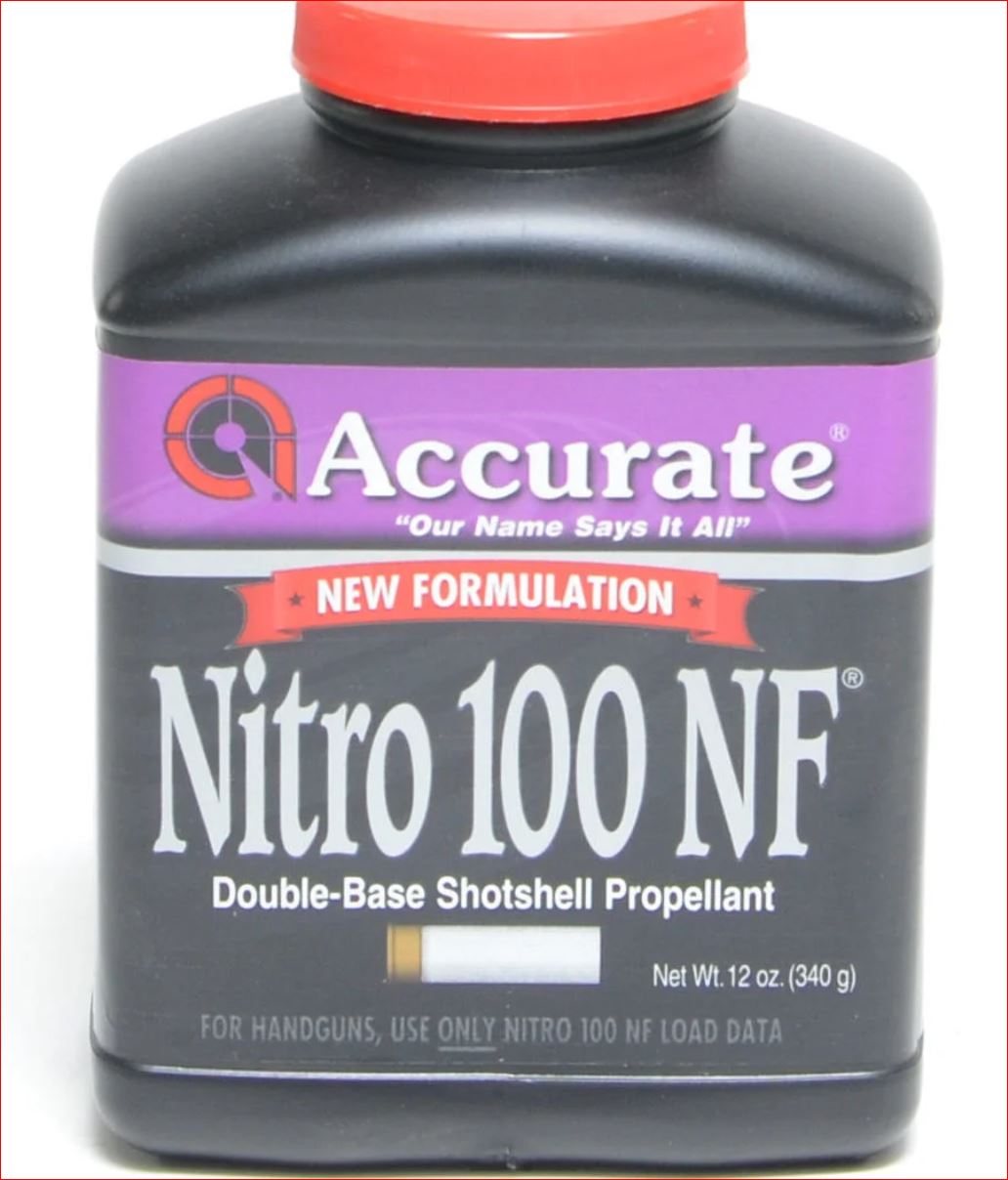 Accurate Nitro 100 NF Smokeless Gun Powder 12 Oz