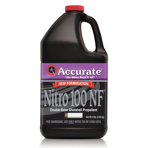 Accurate Nitro 100 NF Smokeless Gun Powder 8 Lb