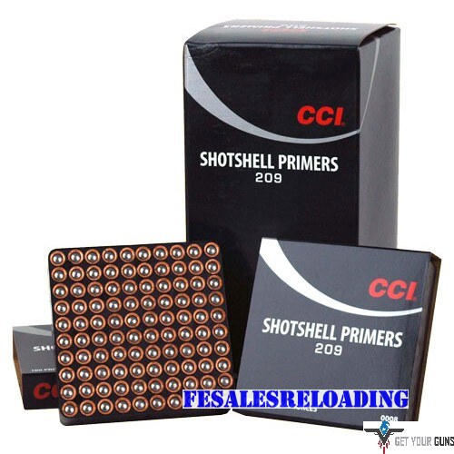 CCI 209 Shotshell Primers 1 Tray Of 100
