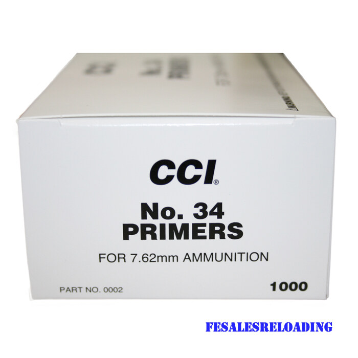 CCI 34 Large Rifle Military Grade Primers Mag Mix Brick Of 1000 Similar 250