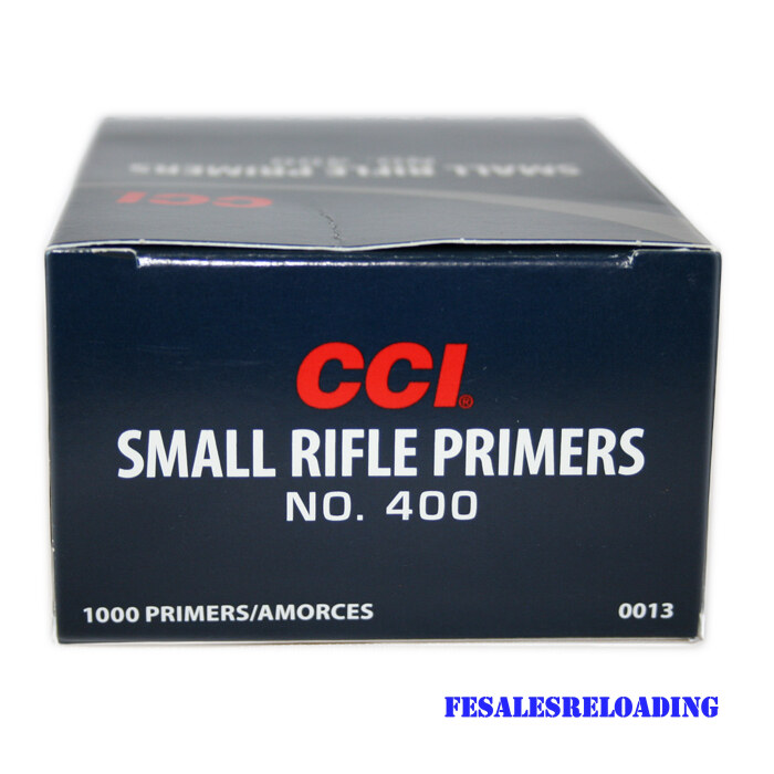 CCI 400 Small Rifle Primers Brick 1000 (10 Trays Of 100) #400