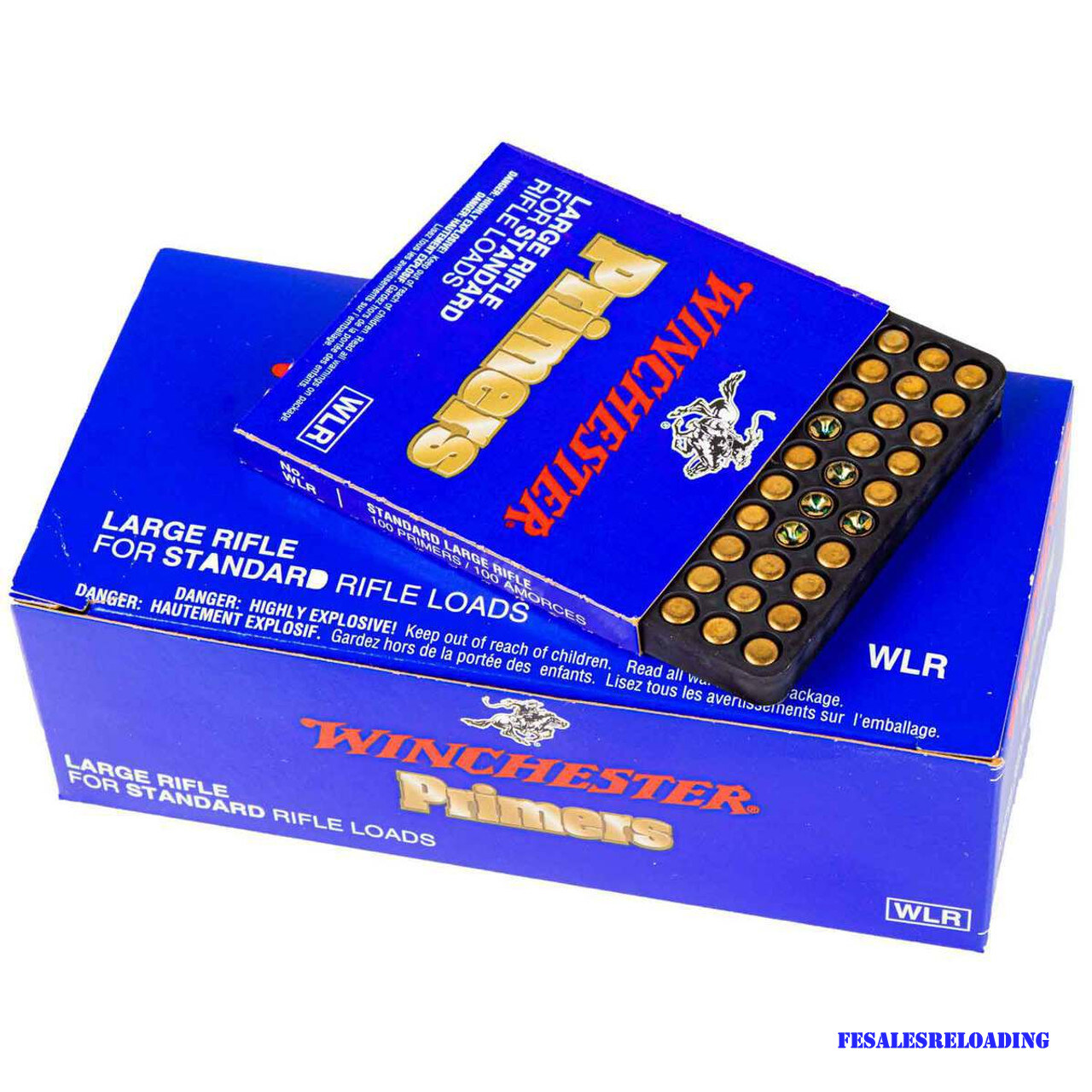 Winchester #8-1/2 Large Rifle Primers Brick Of 1000 (10 Trays Of 100)