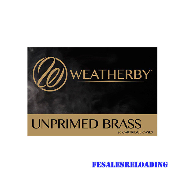 Weatherby Brass 6.5 Rpm Unprimed 20/Bx 10/Cs